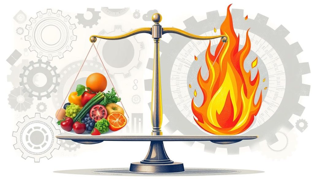 Calorie deficit and metabolism